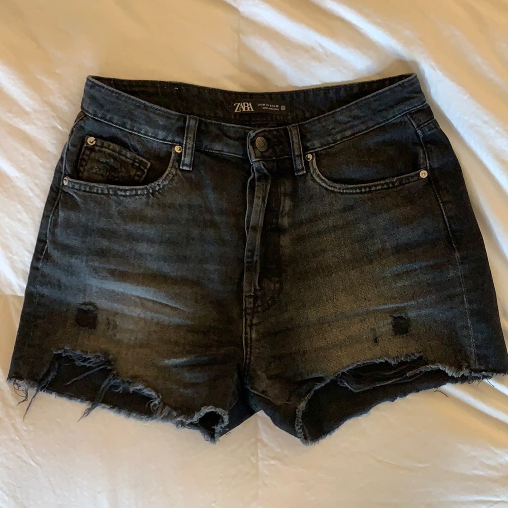 Denim shorts